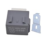 Lansstarcar 39400-S10-003 Fuel Pump Main Relay, Compatible with Acura Integra 1994-2001, Honda Accord Civic CR-V Odyssey, Replaces 39400-SR3-003 RZ-0088 RZ-0159 RZ-0132, 12V Automotive Relay