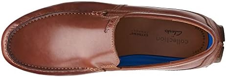 Clarks mens Markman Plain Driving Style Loafer, Dark Tan Leather, 11 US | Image 1