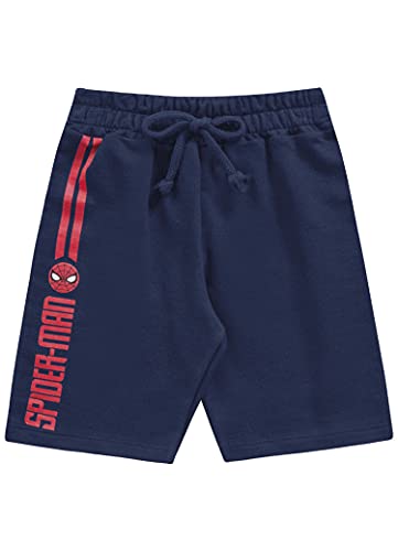 Bermudas Fakini Spider-Man meninos, Azul, 2