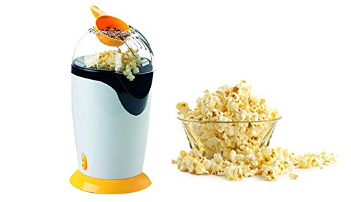 SOCHEP Electric Popcorn Maker Home Round Hot Air Popcorn Making Machine Kitchen Desktop for Party Festival Mini DIY Corn Maker 1200W-image-5