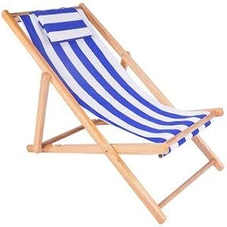 STARKWALL Muebles De Exterior De Playa Silla Plegable De Madera Portátil Chaise Lounge 5.5 Kg Altura Ajustable Camping Silla Asiento Outdoor Chaise 03