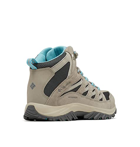 Columbia Bota feminina Crestwood Mid impermeável para caminhada, Oliva nova, 10
