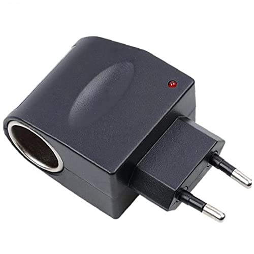 TOSSPER 1pc Plug Adaptateur Convertisseur Voiture Chargeur Allume-Cigare Mur Prise d'alimentation 220 V AC 12v DC EU Plug