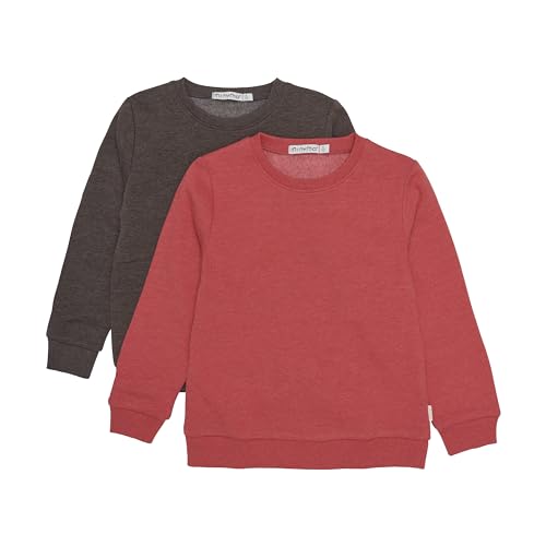 MINYMO Boy\'s Sweatshirt Boys (2-Pack) Shirt, Tomato Puree, 86 (2er Pack) MINYMO Boy\'s Sweatshirt Boys (2-Pack) Shirt, Tomato Puree, 86 (2er Pack)