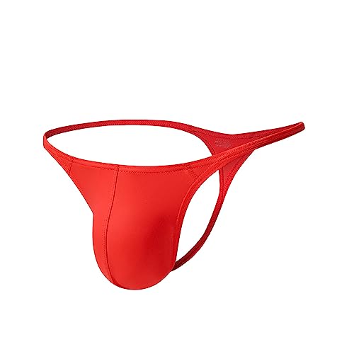 Men's Sexy G-string Slim Edge Thong U convex Nylon Low-Rise Stretch Y-back 3 Pack Set2