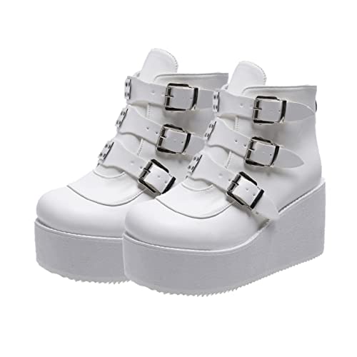 Chaussures mode femme à talon épais rétro confort respirant marche