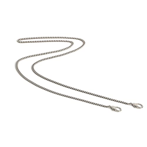 Yichain Mini Nice Purse Chain Strap Replacement Handbag Crossbody Shoulder Purse Strap Accessories Charms (Silver,48 Inch)