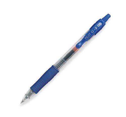 3 Bolígrafos de Gel PILOT G2 Azul 0.5mm miniatura 2