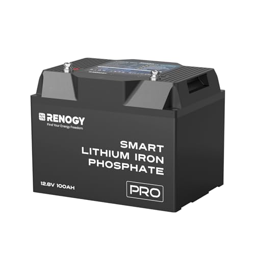 Amazon | Renogy 12V 100AHリン酸鉄リチウムイオンバッテリーヒート