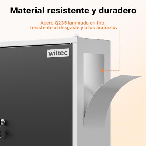 Miniatura 5 de Wiltec Armario Pared Taller Almacenaje Herramientas Garaje Banco Trabajo Organización Orden Profesional