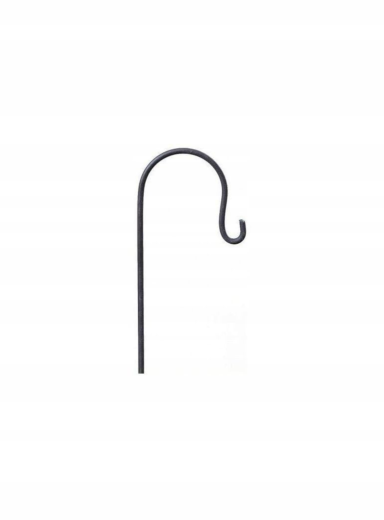 Kapaga - Crochet de berger - Décoration de jardin - Tige de lanterne en métal - Support de lanterne - Noir - Hauteur 120 cm - Élégant bijou de jardin (1)