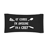 Ardusnpe Chef Gifts Unique Gifts For Cooks Chef Stocking Stuffers Mothers Day Valentines Day Christmas Birthday Gift for Cooks Women Men Squeeze Leather Sunglasses Pouch Cooking Eyeglass Case