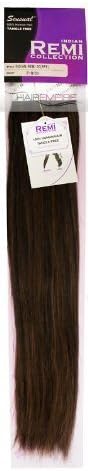 INDIAN REMY REMI HUMAN HAIR EXTENSION WEAVE BY SENSUAL 18" COLOR 1B OFF BLACK