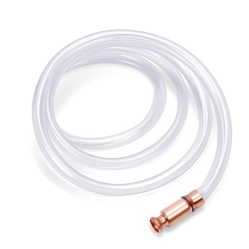 Gas Siphon 6FT Multi-Purpose Super Easy Siphon Pump Gasoline Container Siphon Hose Fuel Transfer Pump Siphon Hose for Gasoline Self Priming Pump