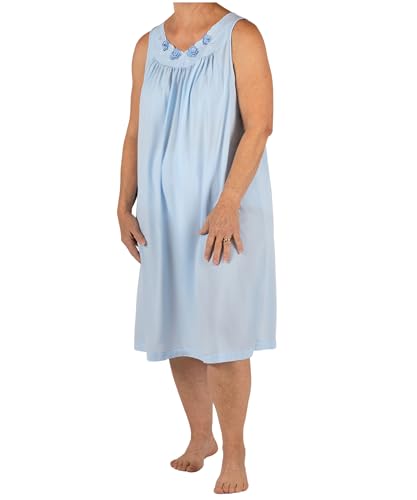 Shadowline Women's Plus-Size Petals 40 Inch Sleeveless Waltz Gown