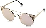 Protective case included Bulgari Damen 0BV6088 20144Z 54 Sonnenbrille, Gold (Pink Gold/Greymirrorrosegold)