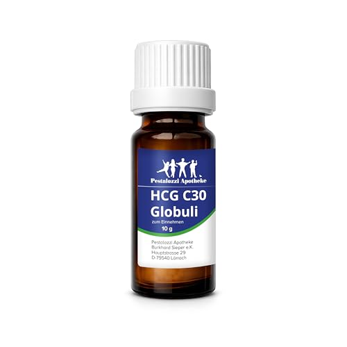 Pestalozzi Apotheke HCG C30 Globuli (10 Gramm) - homöopathisches Arzneimittel - hergestellt nach HAB als Rezepturarzneimittel in der Apotheke