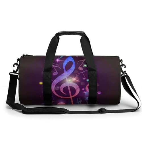 Sac de sport gym multifonction voyage randonnée camping 45cm Notes Volantes