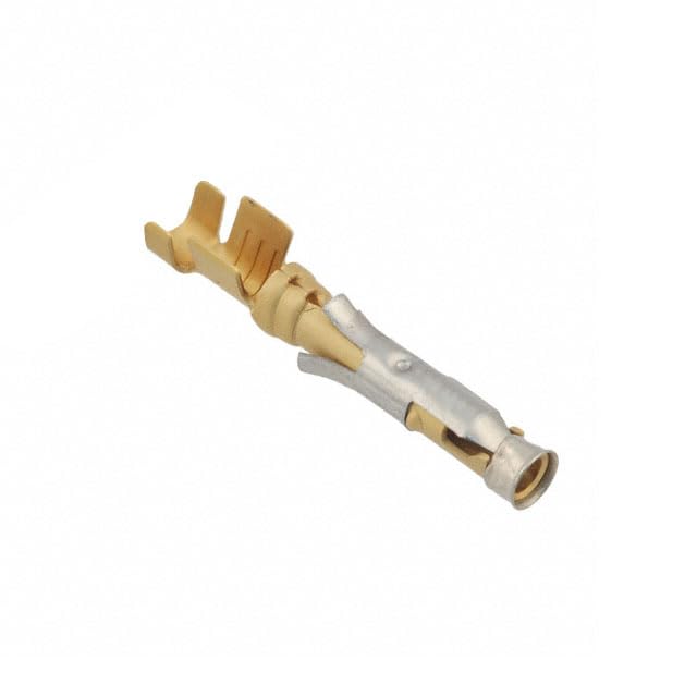 TE Connectivity/AMP Brand, 1-66358-0-500Pack, Socket Contact - 18 to 14 AWG (.8 to 2 mm²) Wire Size - 13A - Wire & Cable - Power & Signal - 30.0µin (0.76µm) Gold Finish - Crimp Termination - Reel.