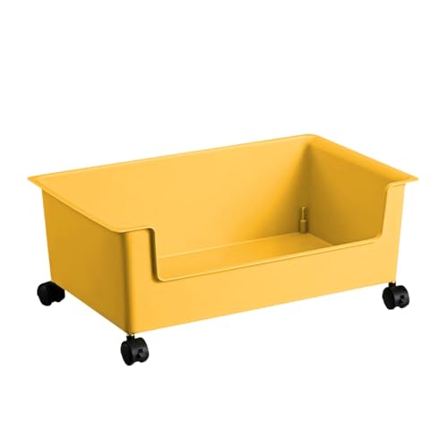 Librería - Carrito de libros con ruedas, carrito de almacenamiento de libros | Estantería rodante de espacio, organizador de libros, carrito de libros engrosado, estantería móvil con ruedas para