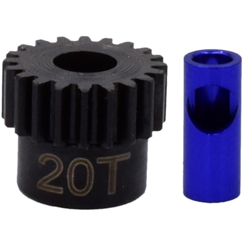 Hot Racing NSG20M06 20t Steel Mod 0.6 Pinion Gear 5mm