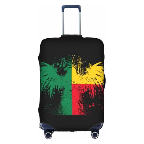 Travel Luggage Cover Benin Beninian Flag Fashion Washable Baggage Suitcase Protector Fit For Luggage X-Large