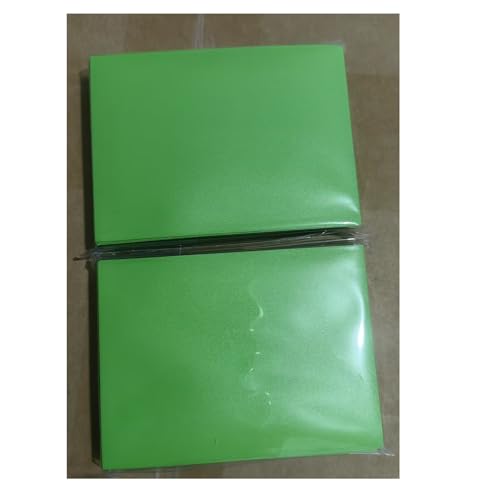 EOMMOE カラーカードスリーブ 66×91mm【100枚】【裏透け防止加工】｢ライトグリーン｣