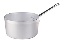 Pentole Agnelli FAMA522 Family Cooking Alluminio Casseruola Alta con Manico, 22 cm