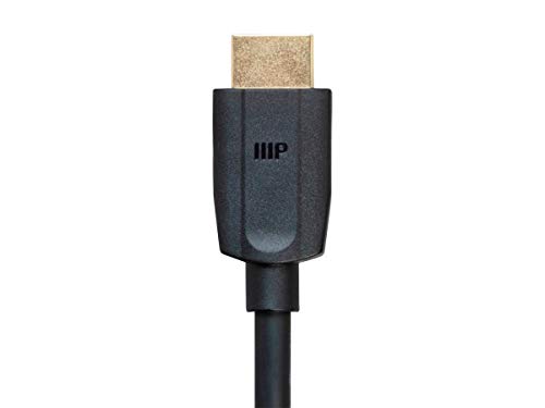 Monoprice Ultra 8K Premium High Speed Hdmi Cable - 8 Feet - Black | 48Gbps, 8K@60Hz, Dynamic Hdr, Earc - Dynamicview Series #TOP3
