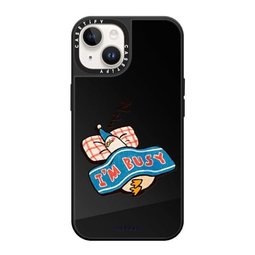 CASETiFY ~[ iPhone 14 P[X [1.5m̗NA/MagSafe ɑΉ] - I'm so busy - ubN (ubNop[)