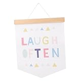 AKOOSY レトロスル掛け軸 読書装飾画 クールな壁飾り 教室用スペース節約