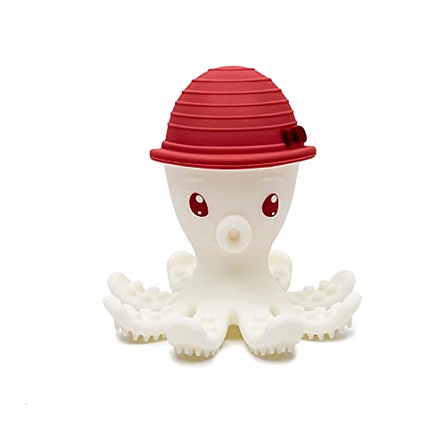 Jouet de dentition Pieuvre Bordeaux - Baby To Love Cover