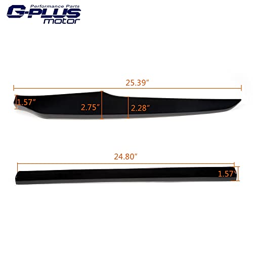 G-Plus Abs Front Bumper Front Cover Lip Trim Compatible With Honda Accord 2018-2020 #TOP1