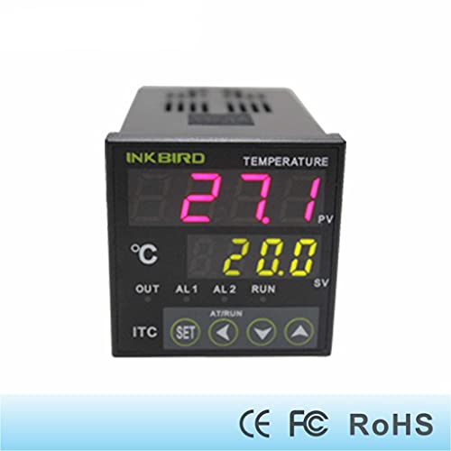 ITC-100VH AC 100~240V Digitaal LED Weergave PID Temperatuurregelaar, voor thuisbrouwen, reptielenverzending van… - Afbeelding 4