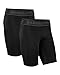 Produktbild DANISH ENDURANCE Herren-Kompressionshose, Trainingshose, Tights mit Tasche, 2er Pack (Schwarz, L)