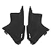 Aukson Air Cover Fairing,1 Pair Black Air Cover Fairing Insert Part for Yamaha YZFR6 YZF-R6 2003-2005
