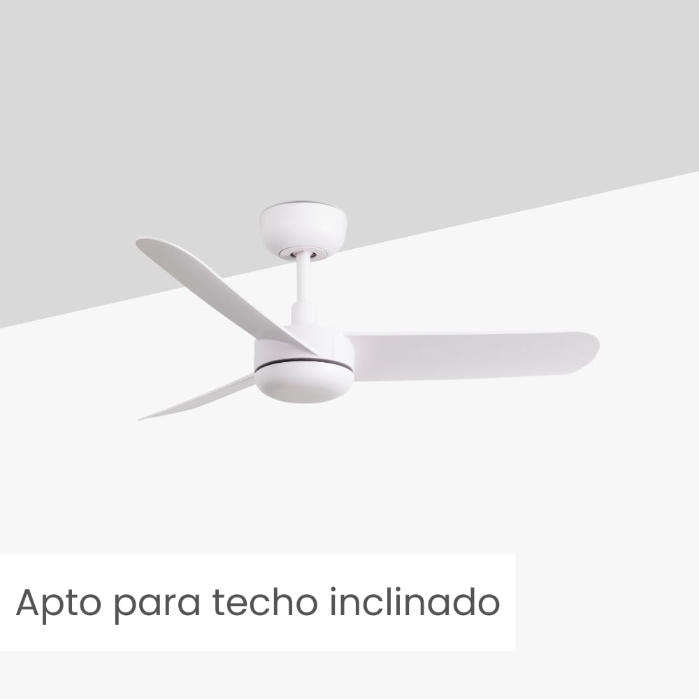 BAIRES Ventilateur blanc Ø90cm wifi