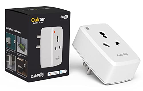 Oakter Wi-Fi Smart Plug 16A for High Power Appliances (AC, Geyser...