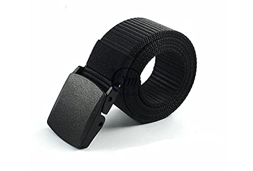 AMZoutdoor® NEU Taktischer Gürtel 130cm | Outdoor Gürtel Herren | Taktikgürtel | Gürtel textil outdoor | Gürtel outdoor | Survival Gürtel | Tactical Belt | Nylon Gürtel Herren | stufenlos (Schwarz) Cover