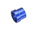 -08 aluminum tube sleeve, blue - 2pcs/pkg