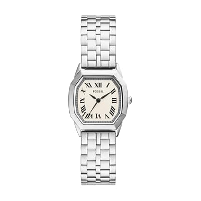 Fossil Orologio Harlow da donna, movimento al quarzo a tre lancette con cinturino in acciaio inossidabile o in pelle