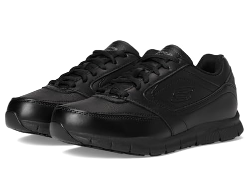 Skechers for Work Women's Nampa-Wyola Food Service Shoe, black polyurethane, 9.5 M US by Skechers - Used condition - Image 2