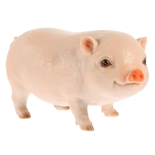 CANIGHT Figurita Decorativa De Cerdo Simulado Adorno para Jardín y Escritorio Creativo para Fiestas