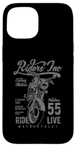 Riders Inc 1955NBe[WgI[goCAeB[NfUCB X}zP[X iPhone 15 p