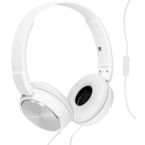 Sony MDR-ZX310AP Kopfhörer (Freisprechfunktion) Mit Mikrofon, Weiß – Ansicht 2