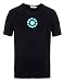 Tony Stark Light-Up Arc Reactor LED Iron Man 1 Black T Shirt--Size L