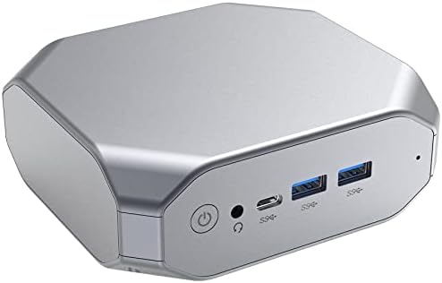 ATOPNUC Mini PC Windows 10 Pro, AMD A9-9400 APU(up to 3.2Ghz) Desktop Computer 8GB RAM 128GB SSD, Micro Suppport 4K Dual Screen Display/WiFi 5/BT5.0/Auto Power On for Business Home Office