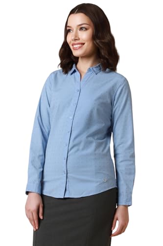 Image of Allen Solly Women's Cotton Regular Fit Shirt