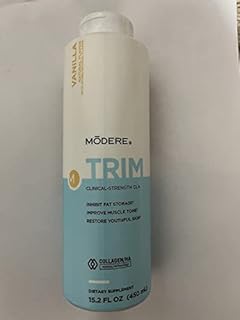 Trim Vanilla 15.2 FL OZ Liquid Collagen Peptides Improves Joint Discomfort and Promotes Younger-Looking Skin, 1 Tbsp Measuring Spoon Set.