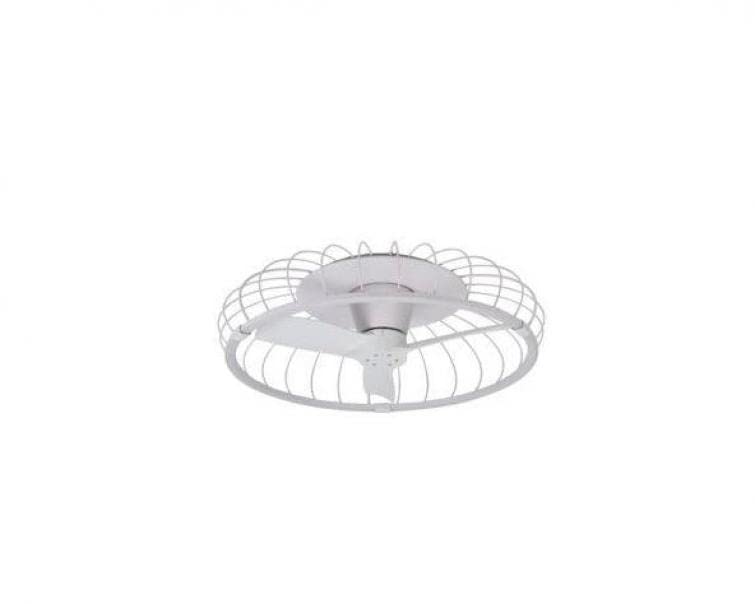 Mantra Nature Plafoniera a LED dimmerabile e ventola reversibile CC da 30 W, telecomando bianco e controllo tramite APP